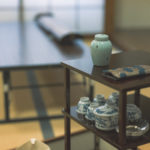 棚式の煎茶点前